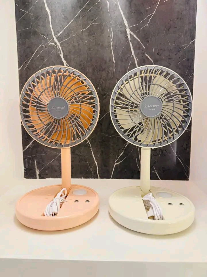 JY Super Mini Portable Fan With Light