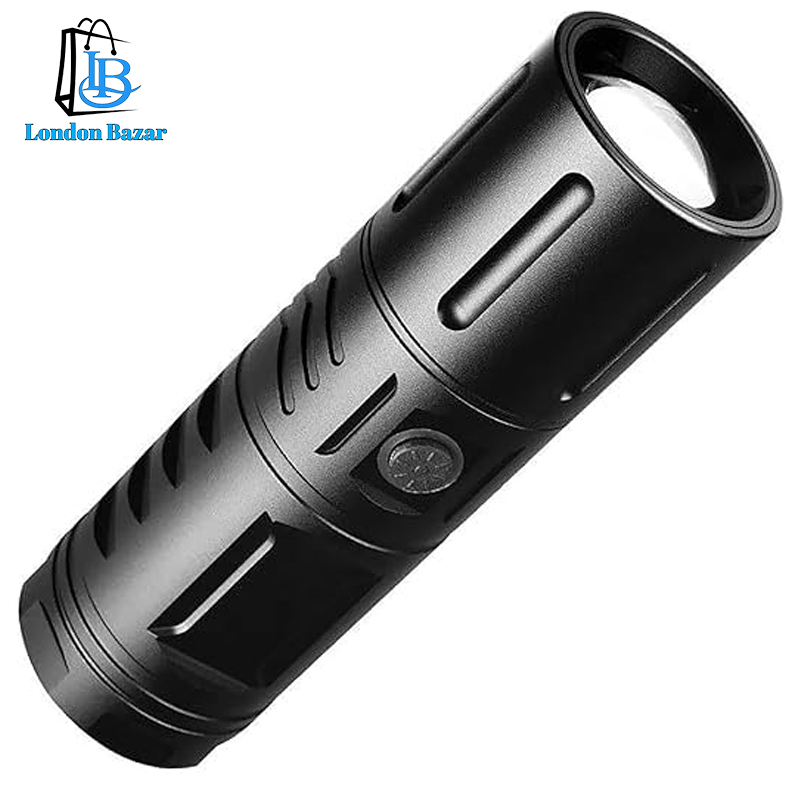 Rechargeable 30,000 MAH Waterproof Zoom LED Flashlight With Power Bank