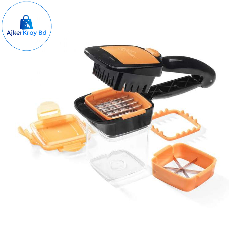 Multicolor Portable 5 In 1 Chopper Nicer Dicer Slicer Vegetable