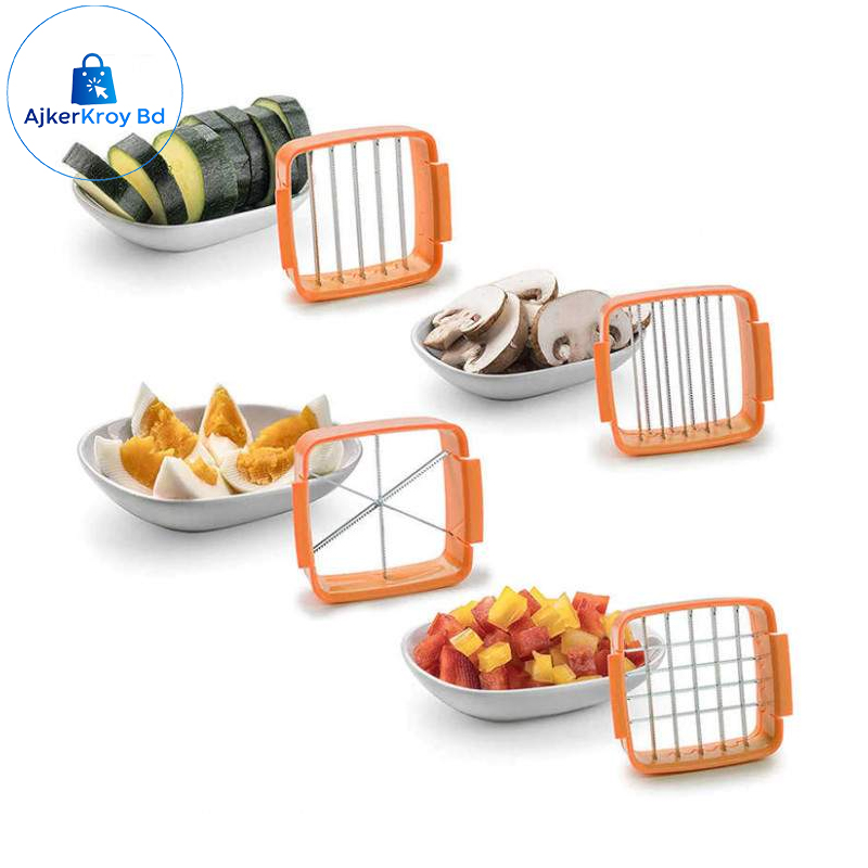 Multicolor Portable 5 In 1 Chopper Nicer Dicer Slicer Vegetable